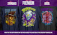design t shirt dark or horror graffiti style for edgy streetwear