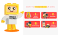 custom brick figures small particle block toy figures gift for her