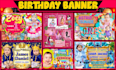 make creative birthday banner designs