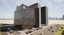 design mixed use high rise commercial building