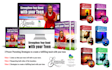 design digital product mockup and ecover bundle