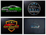 design modern auto detailing shop and car wash logo