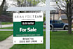 real estate sign yard sign design, street sign