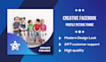 design cool facebook, instagram profile picture frame