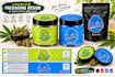 create cannabis and cbd hemp jar label