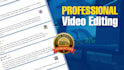 do professional video editing for your you tube channel