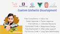 develop custom website in laravel, vuejs, reactjs