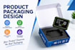 create packaging design and brand identity design