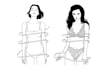 draw line art illustration for medical, fitness, sport and dietary business