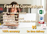 do all your file conversions
