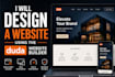 build and design a website using the duda website builder