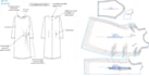 make a digital sewing pattern and grading