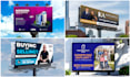 design billboard, yard sign, outdoor signage, signboard, or vinyl banner