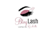 create feminine, beauty,eyelashes,nails and makeup logo