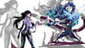 make a character design and concept art in anime style