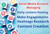 your social media account manager