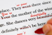 proofread your documents and books