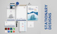 do visiting card, letterhead, id card, invoice, diploma, planner and certificate