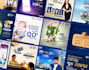 design social media posts, banner for instagram and facebook