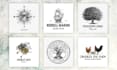 design vintage , retro, mascot, badge, classic logo for you