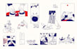 illustrate flat or line characters