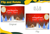 rotate, flip, resize your image as you want