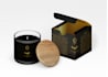 do luxury editable candle label design and box design