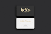 do professional business luxury, modern card design