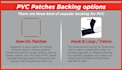 do soft pvc rubber patches designed and deliver to your doorstep