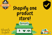 do shopify website design, shopify redesign, dropshipping store