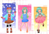 draw any character you want in anime and chibi style