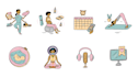 create unique hand drawn icons and illustrations in my style