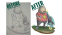 convert your hand drawing into digital art