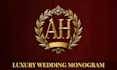 design a luxury wedding monogram or couple initials logo