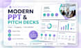 redesign powerpoint pitch deck, canva and google slides presentation
