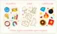 design custom vector icons for web and apps