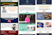 design responsive constant contact or brevo or getresponse email template