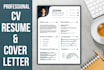 design your professional CV or resume