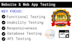 do quick QA tests on  your website and mobile apps in 24 hrs