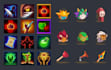 create 2d mobile game icons and items
