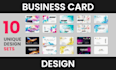 create a professional double sided luxury business card design