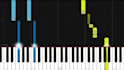 create synthesia, piano tutorial video