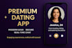 develop a professional laravel social media app, dating app, chat app