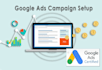 setup and manage google ad campaigns