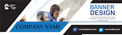 design commercial clickable email banner and email signature