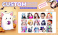 create custom twitch emotes, animated sub badges and streamer graphics