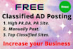 do manually post your ads top classified site in USA