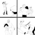 draw a 4 panel comic based on your request