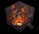 create isometric room, building, location, map or background