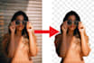do a professional backround removal